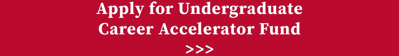 Apply For Undergraduate Career Accelerator Fund Here